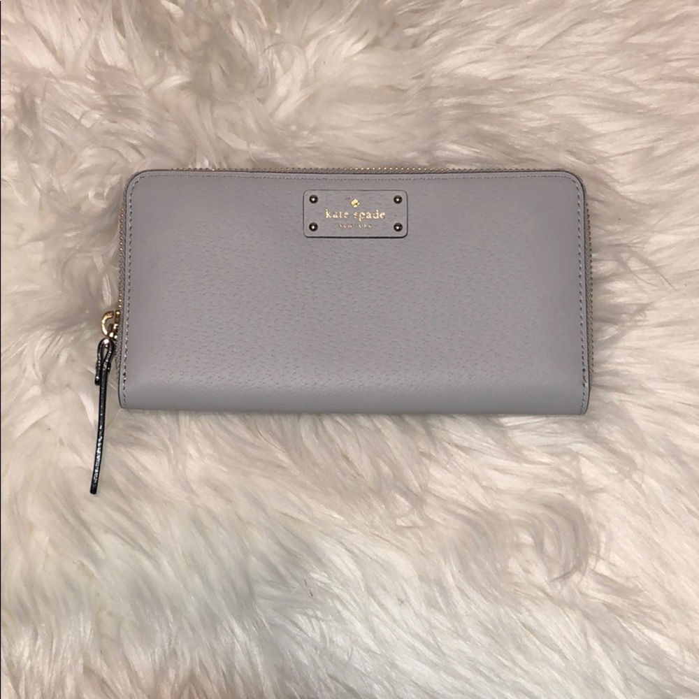 Brand new Kate Spade gray wallet